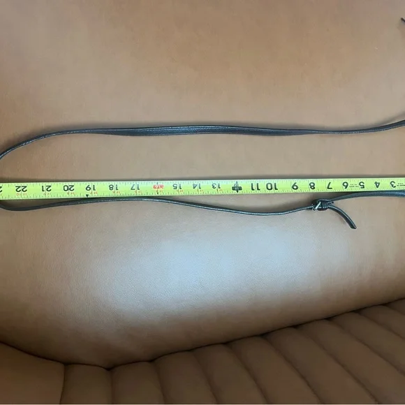 Calvin Klein Black Leather camera Bag style purse crossbody - Picture 10 of 11